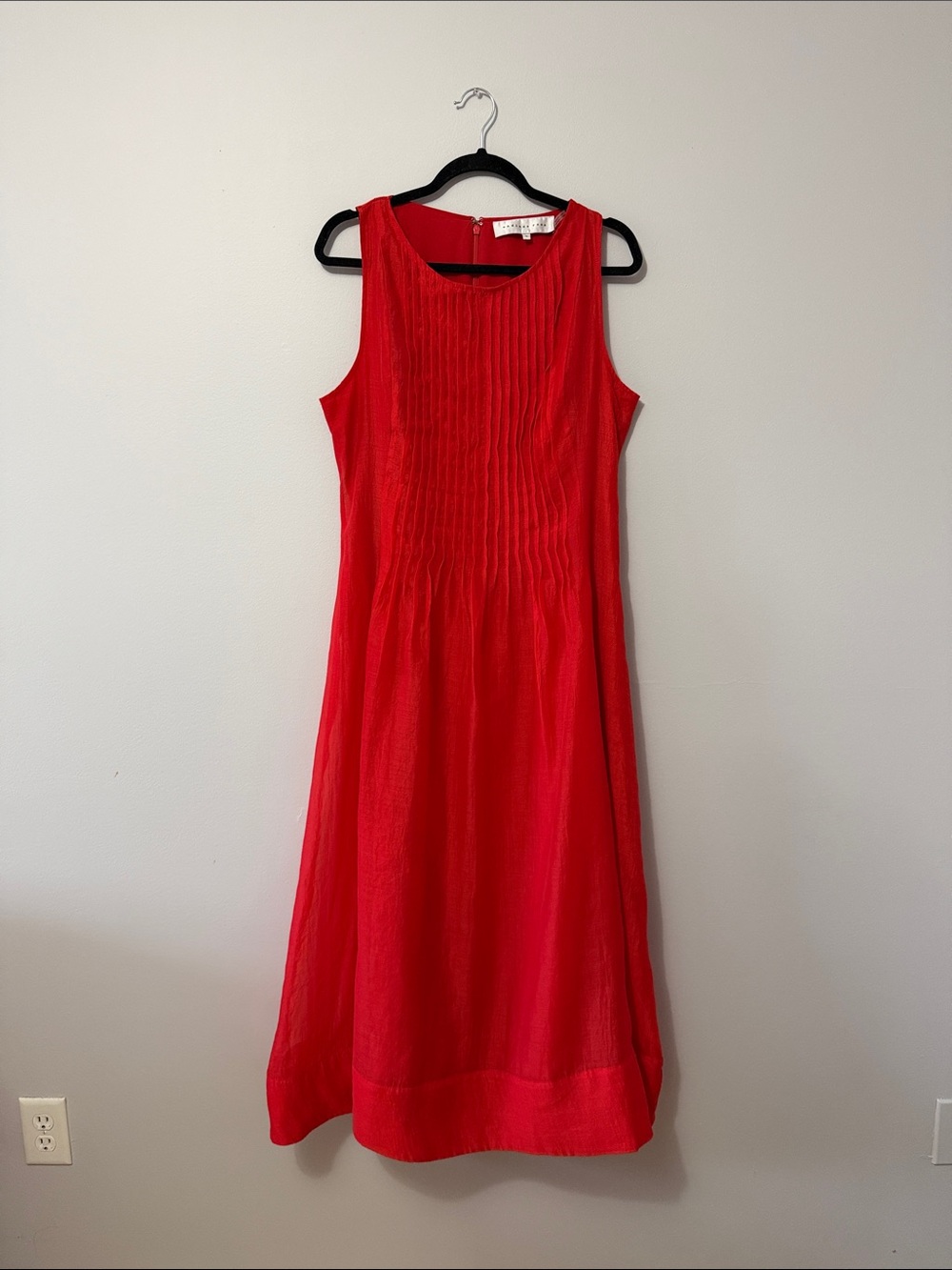 Endless Rose Bright Red Sleeveless Midi Dress